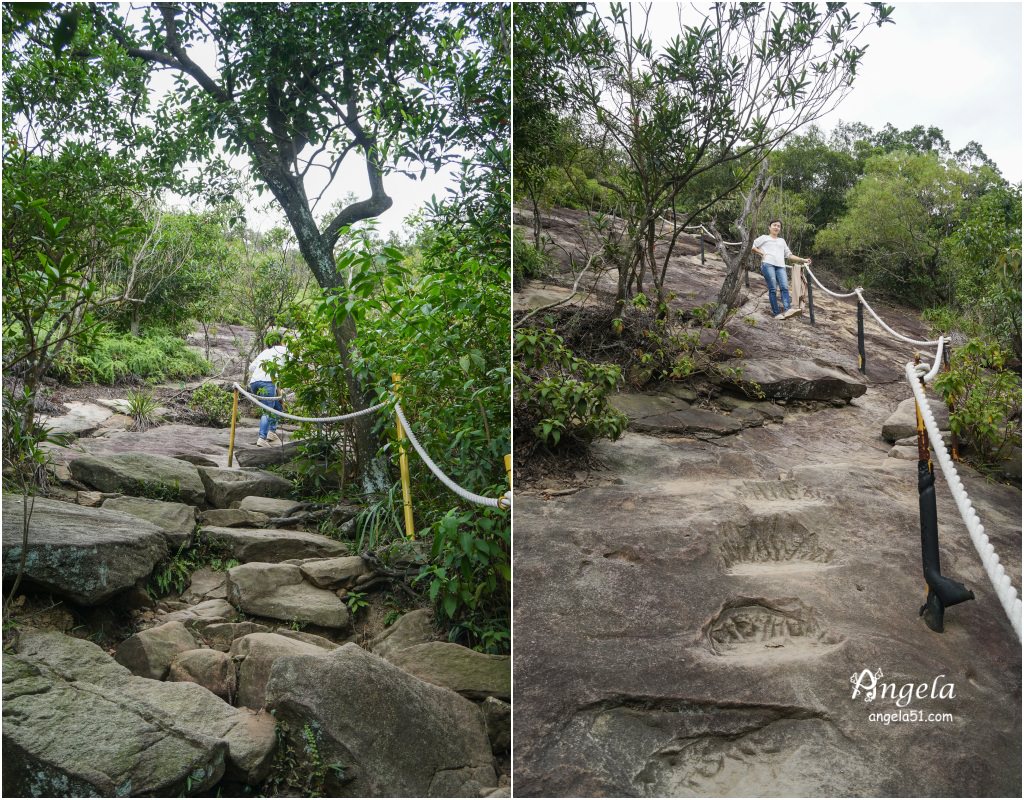 金面山步道大石壁