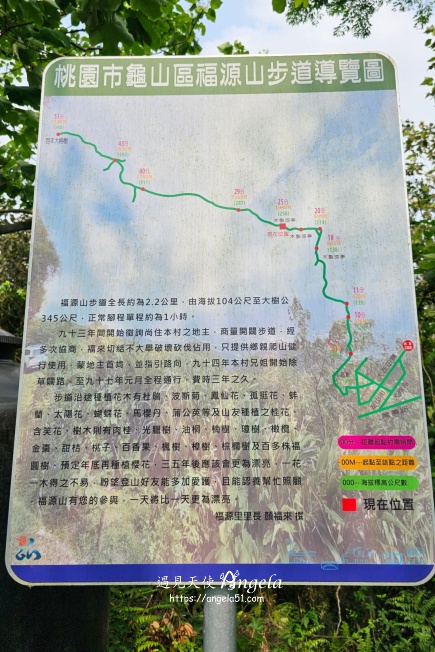 福源山步道地圖