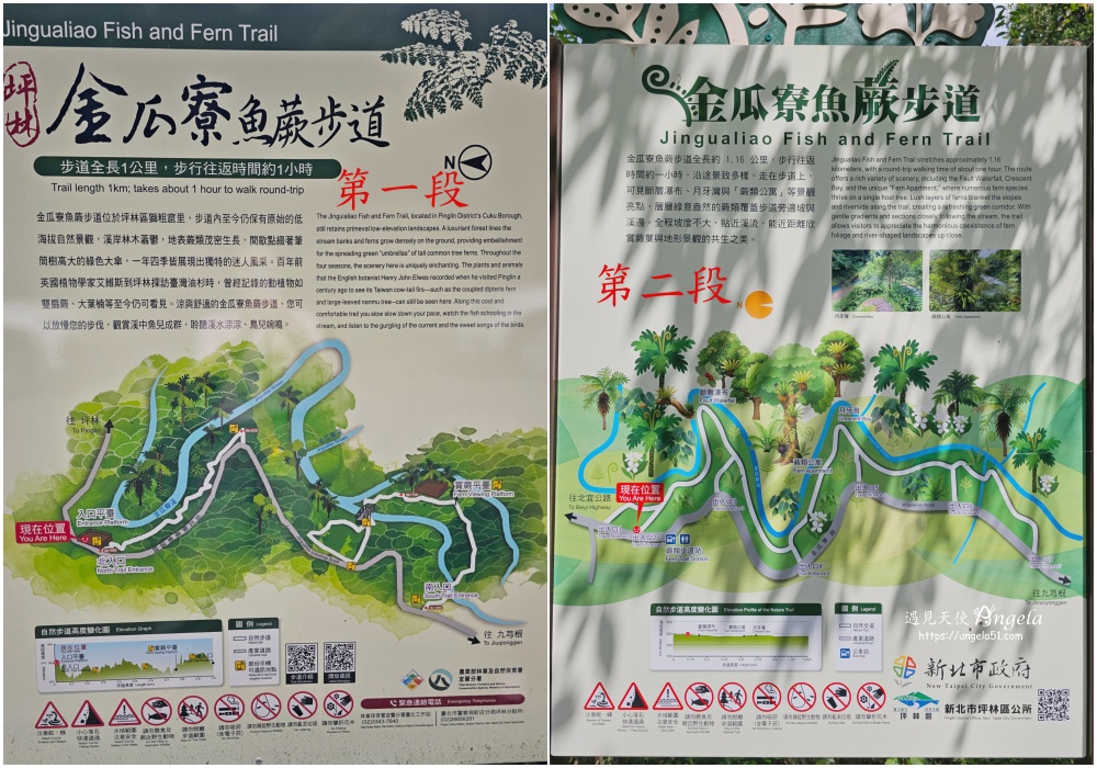 金瓜寮魚蕨步道地圖